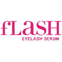Lash Serum Flash Logo Sticker by fLash Eyelash Serum