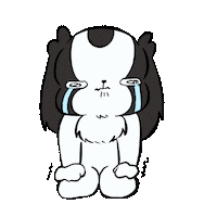 samuraimochico dog chin japanesechin 狆 Sticker