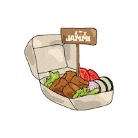 Fast Food Lithuania Sticker by Jammi