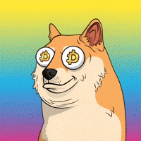 Digital Art Rainbow GIF by Doge Pound