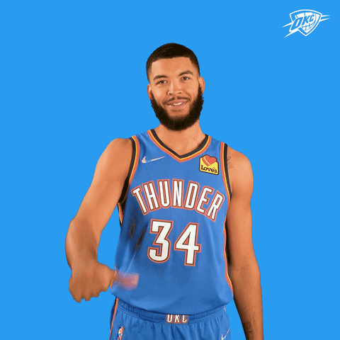 Oklahoma City Thumbs Down GIF by OKC Thunder