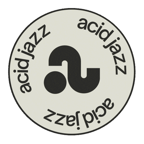 Acid Jazz Sticker by Davie Studios Toronto