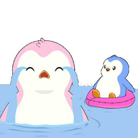 I Love You Crying Sticker by Pudgy Penguins