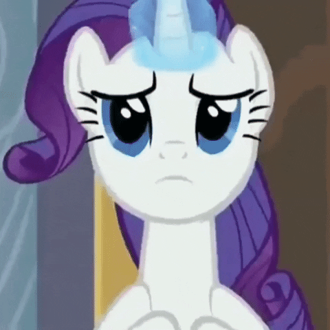 InflationVideoTV giphygifmaker mlp rarity puffy cheeks GIF