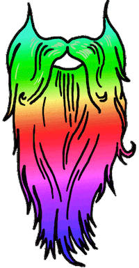 beard barba Sticker by TresDoce