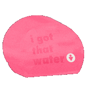 thatsbesties pink trippy water vegan Sticker