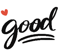 attimoong good lettering positive calligraphy Sticker