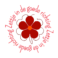 Merk Sticker by Zettje in de goede richting