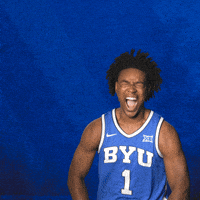 Yell Byu Basketball GIF by BYU Cougars