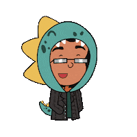 Happy Illustration Sticker