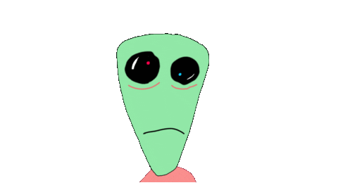 betteralready giphyupload crying alien smiling Sticker
