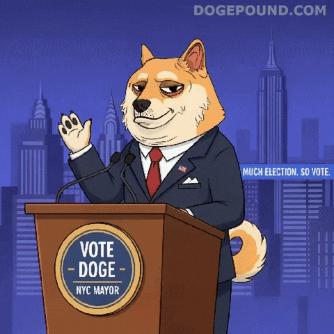 Vote Waving GIF by Doge Pound