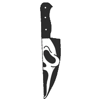 Scary Movie Halloween Sticker