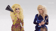 Shade Be Quiet GIF by THE TRIXIE & KATYA SHOW