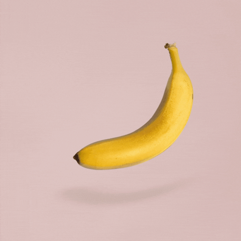 Banana Eat GIF by Joan Kamberaj