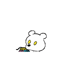Bear Yarn Sticker by CHEBLO