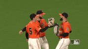 regular season hug GIF by MLB