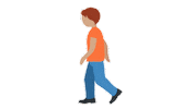 Walking Walk Sticker by EmojiVid