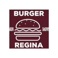 Burger Sticker by Cafe Regina