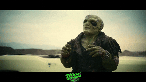 Toxic Avenger Air Quotes GIF by Signature Entertainment