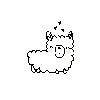 Happy Alpaca Sticker