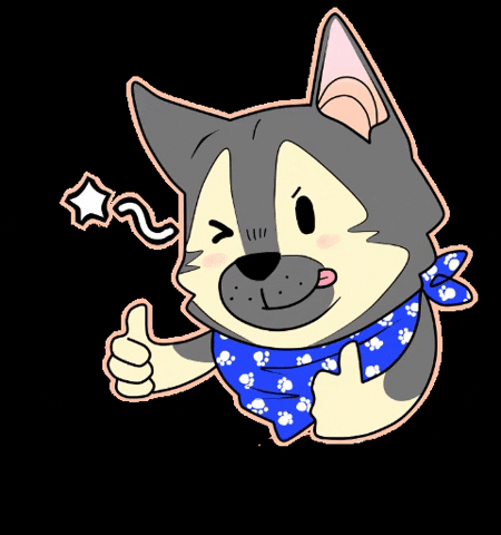 Cwtia giphygifmaker dog milu ramdog GIF