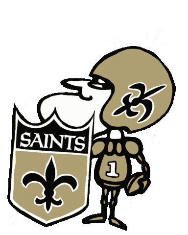 Nfl Sticker by New Orleans Saints