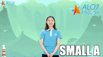 alphabet total physical response GIF by ALO7.com