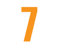 Number 7 Pma Sticker by Upsiders