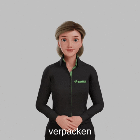 Avatar Gebärdensprache GIF by Sign Time - SiMAX