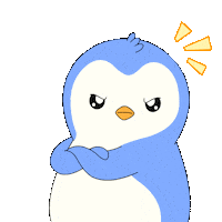 Penguin No Sticker by Pudgy Penguins