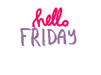 PrimaPanda hello pink friday lavender Sticker