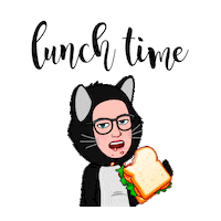 Hungry Cat Sticker