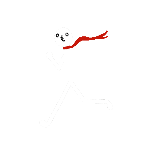 Run Running Sticker