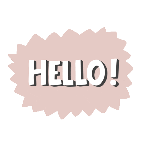 meagbydesign hello sticker hi hey Sticker