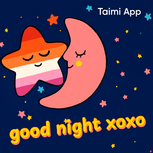 Good Night Xoxo GIF by Taimi