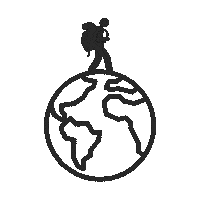 Travel Backpack Sticker by One World Institute