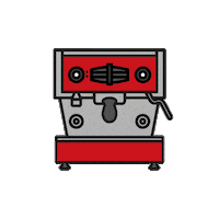 Espresso Cofee Sticker by La Marzocco