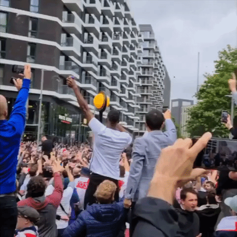 England Fans Sing 'Sweet Caroline' After Team's Euros Win Over Germany