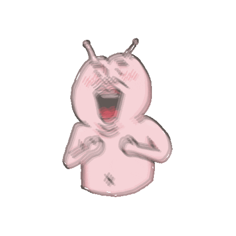 粉紅屁屁星人 Sticker