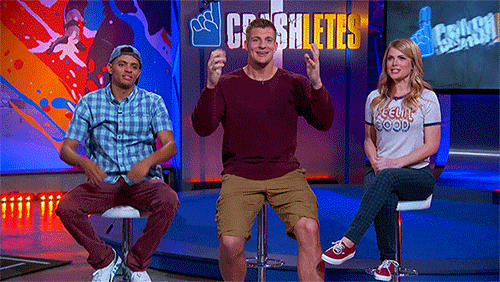 happy rob gronkowski GIF by Nickelodeon