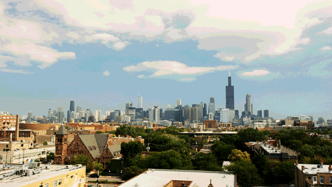 chicago skyline GIF by MacArthur Foundation