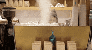 blue bottle steam GIF by Julieee Logan