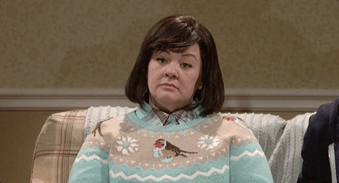 disappointed melissa mccarthy GIF by Saturday Night Live