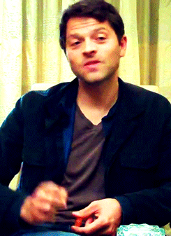 misha collins healthy eating GIF