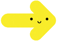 Happy Arrow Sticker by mochikids