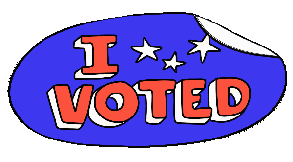 Sticker Voting Sticker by nina tsur