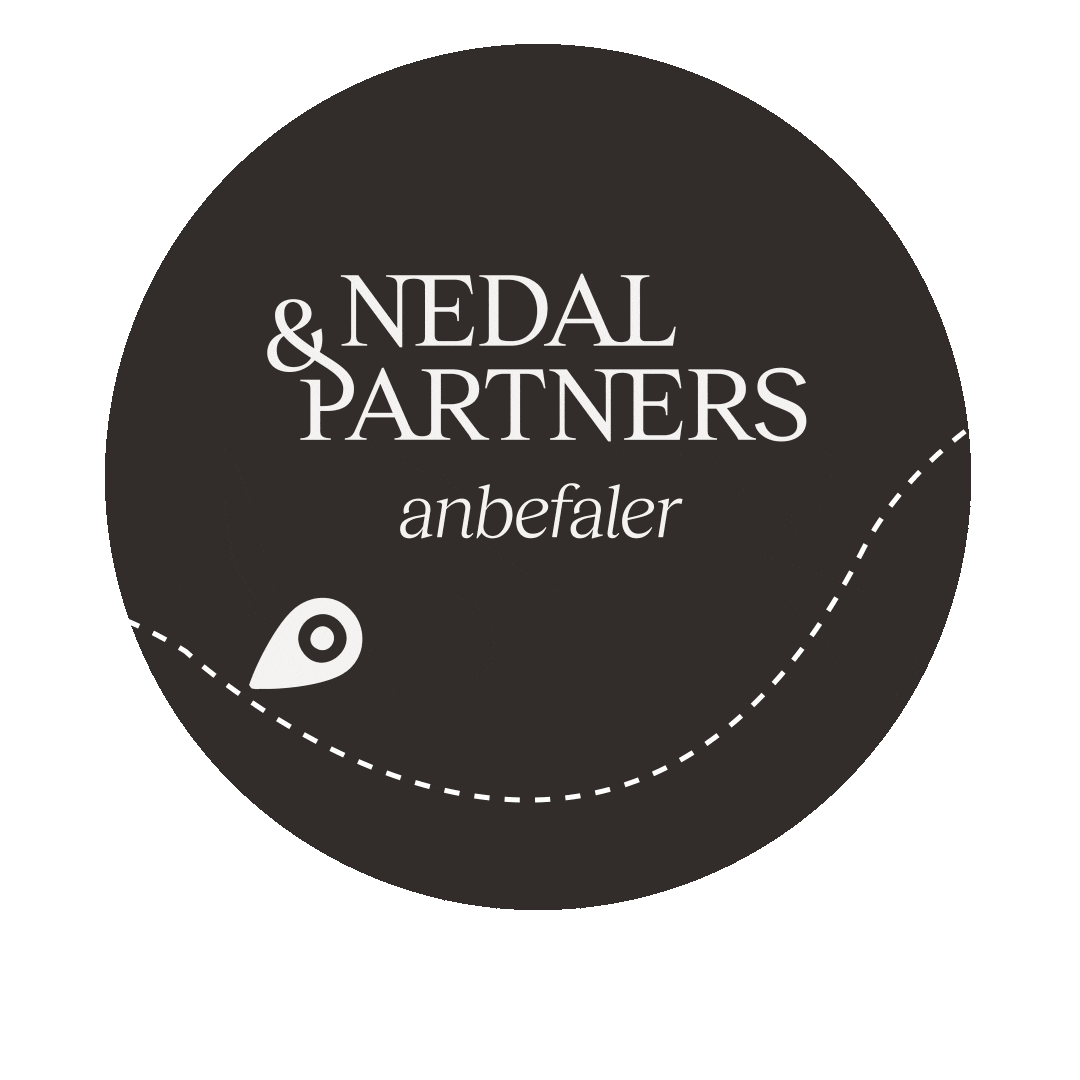 Nedalpartnersanbefaler Sticker by &Partners