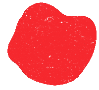 PerchHandmade sticker red circle blob Sticker