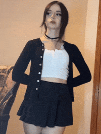 Leyah_chan girl twitch streamer waiting GIF